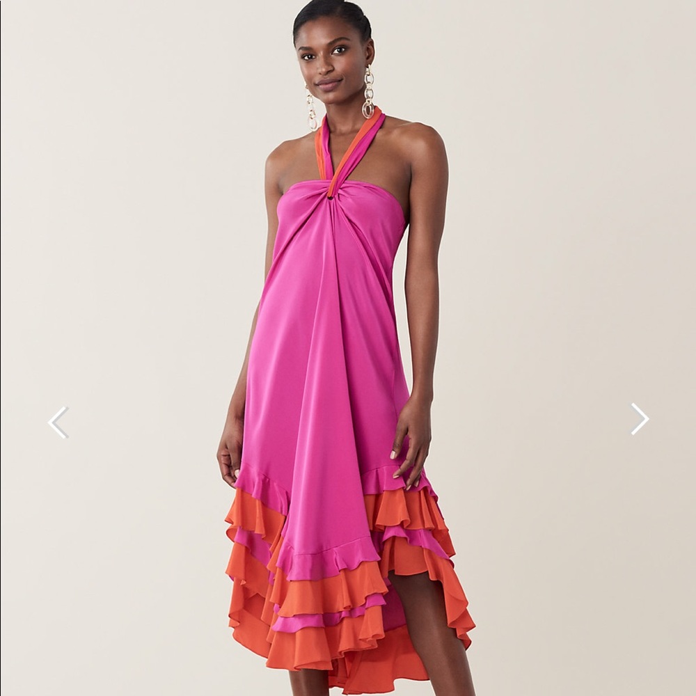 Diane Von Furstenberg Silk Crepe De Chine Dress